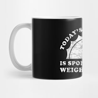 Today's Good Mood Is Sponsored By Weightlifting Gift for Weightlifting Lover Mug